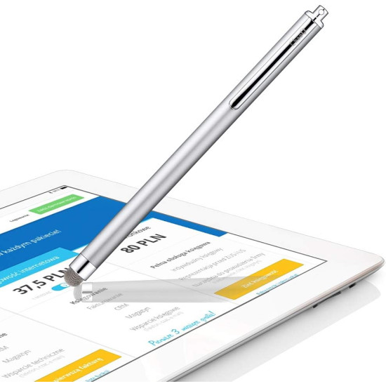 Micro-Knit Mesh Tip Capacitive Stylus Pen For Tablets And